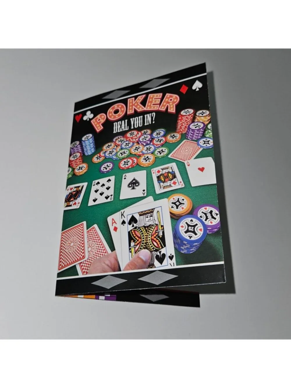 NEW 3 Packs Poker Game Night Party Invitations Lot (8 Cards/Envelopes Per Pk)